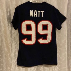 Majestic Houston Texans JJ Watt Jersey T-Shirt Women’s Size Small 💥